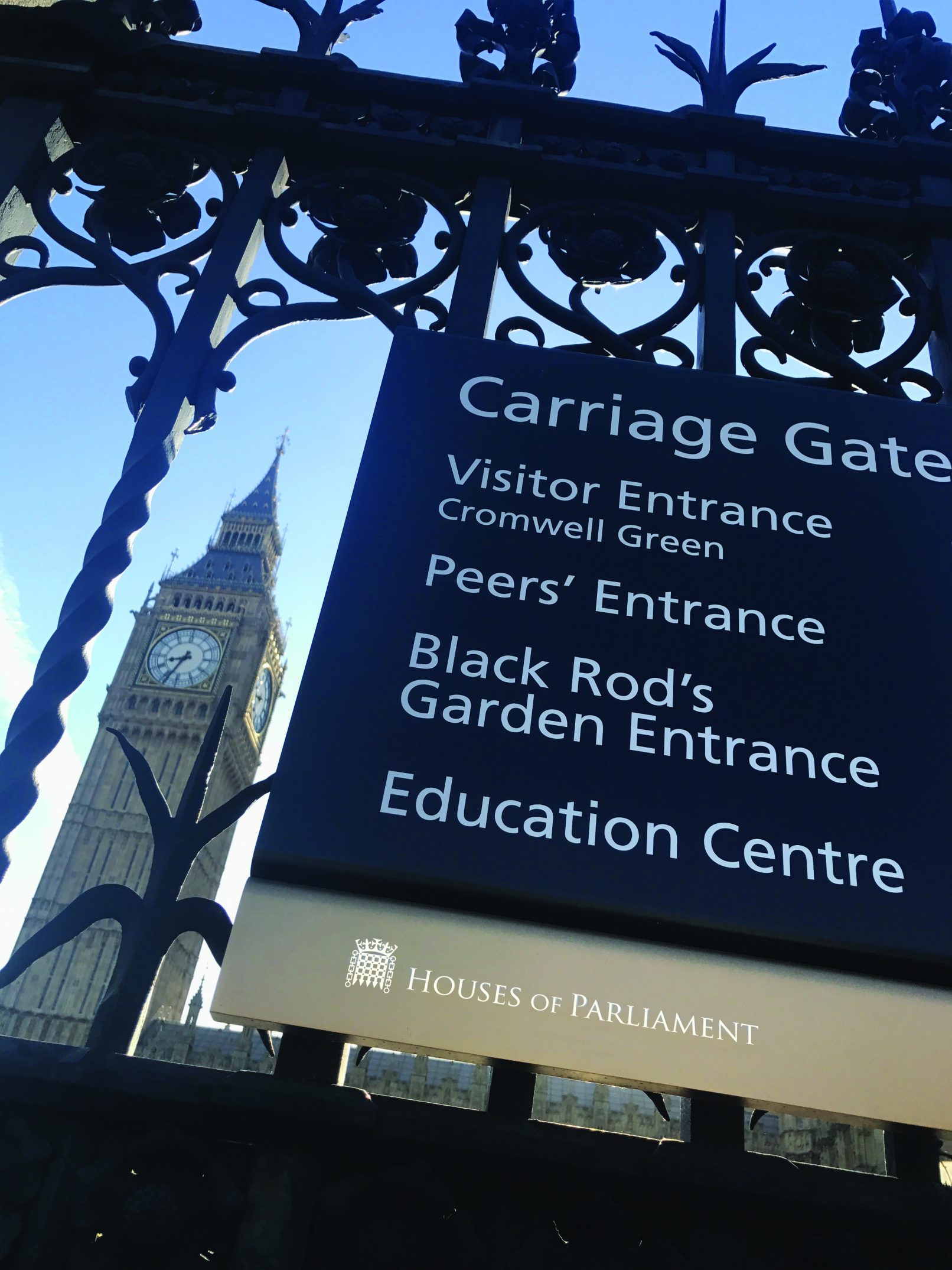 Houses of parliament wayfinding & signage