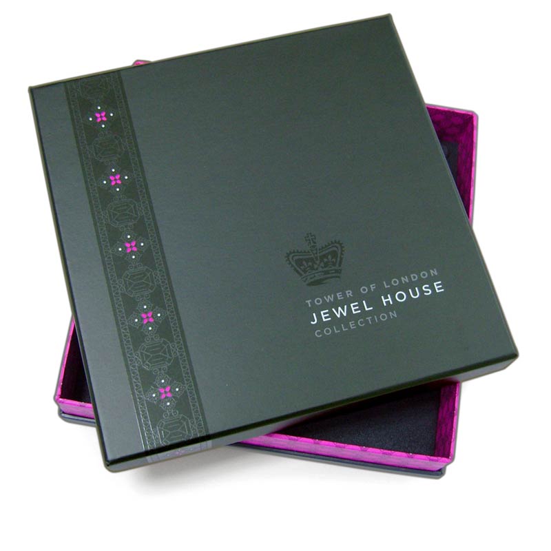 Tower of London Jewel House Collection jewellery packaging