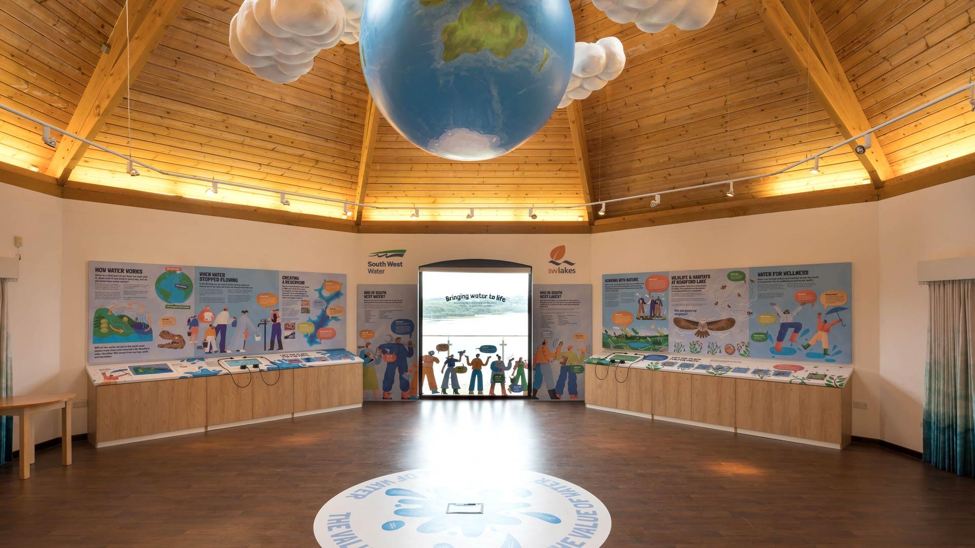 South West Lakes Trust exhibition room