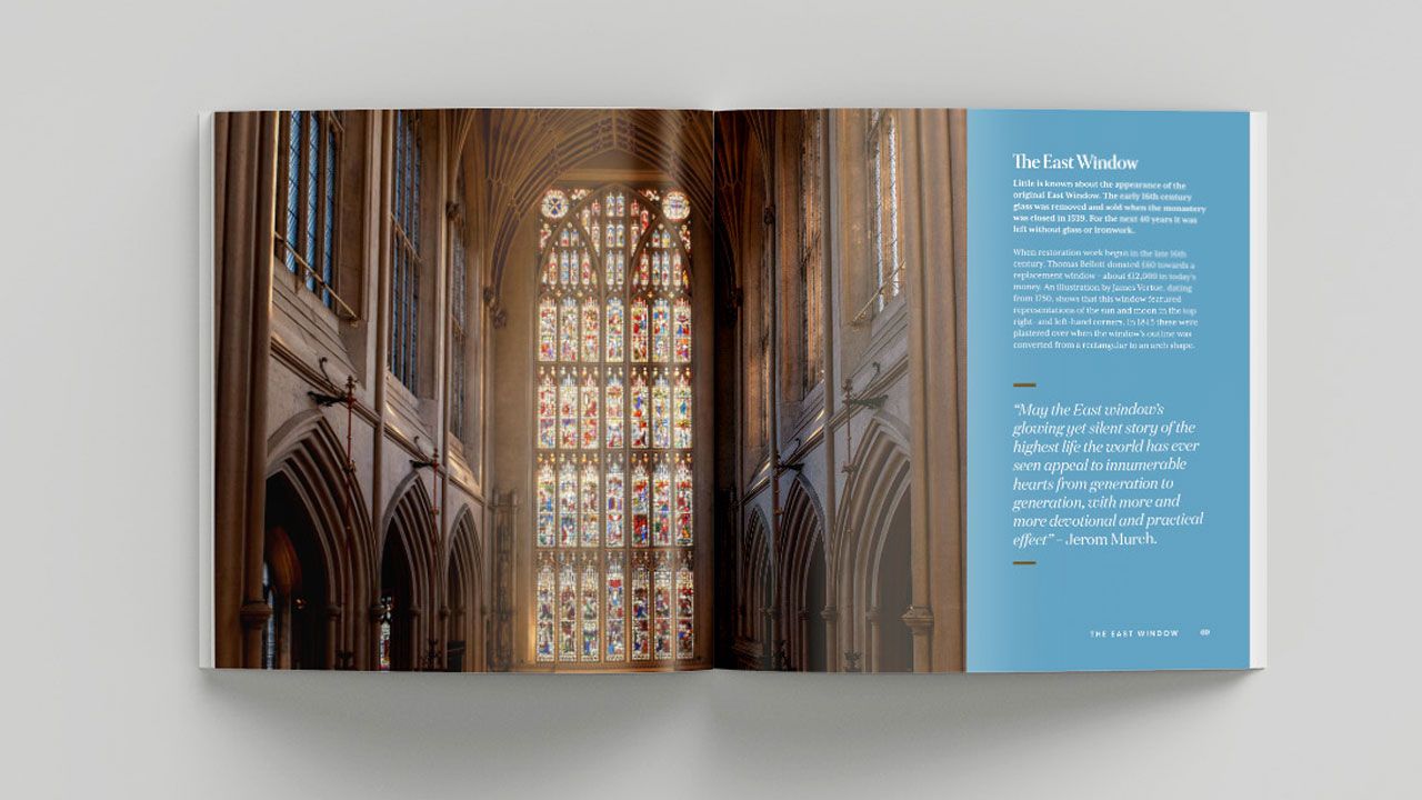 Bath Abbey guidebook The East Window pages