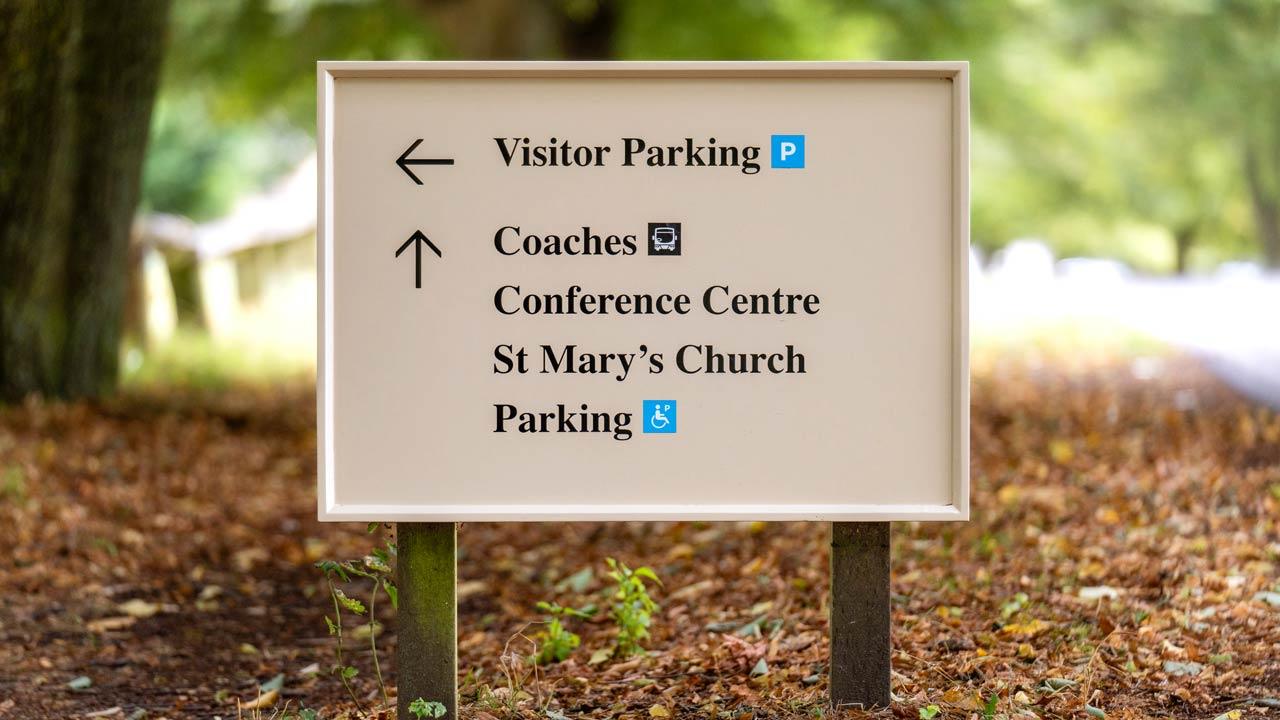 St Mary's Church visitor signage