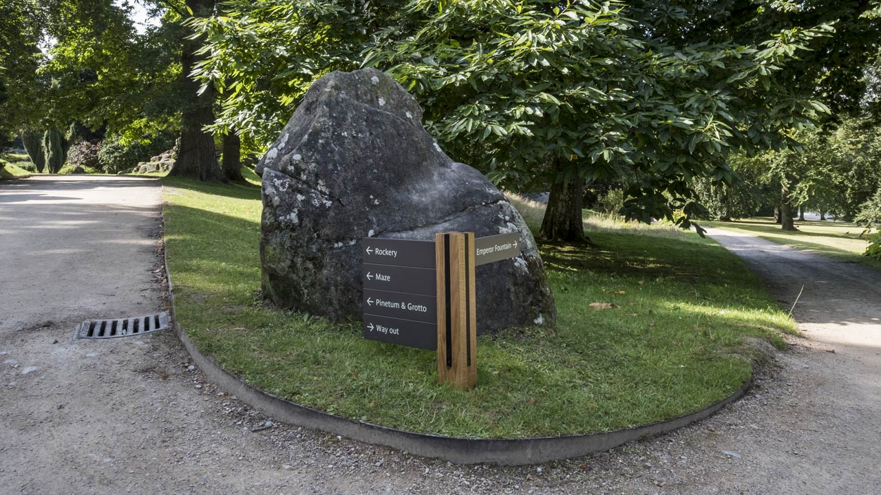 Chatsworth House signage