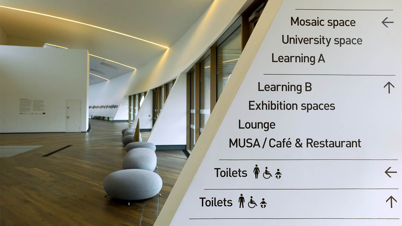 Firstsite wall signage