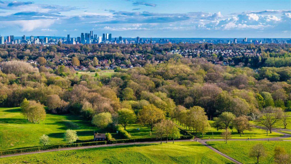 Heaton Park aerial photograph