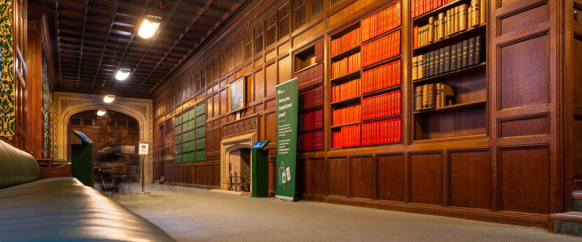 Houses of Parliament interior signage and wayfinding