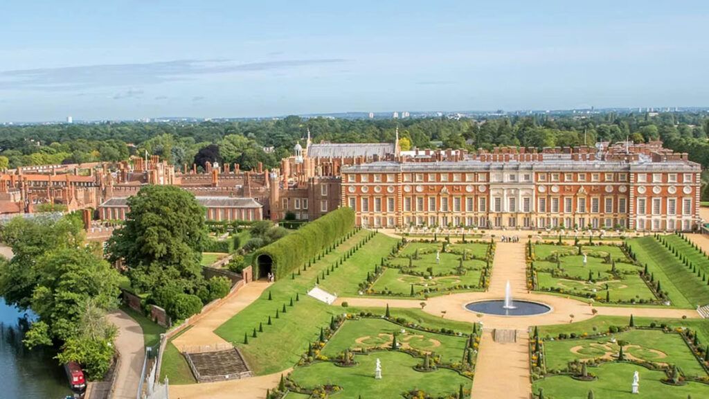 Historic Royal Palaces - Hampton Court Palace aerial photo