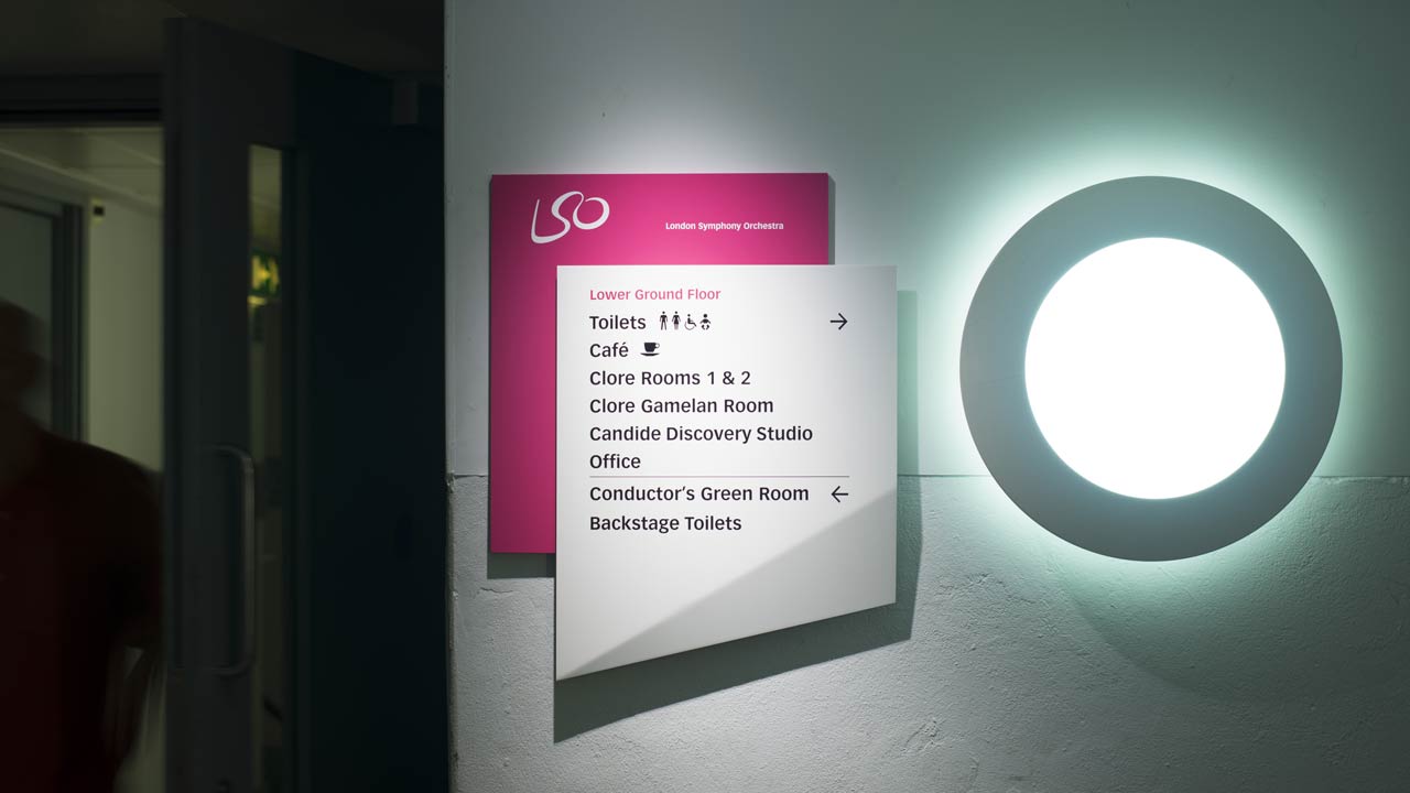 LSO St Luke's signage