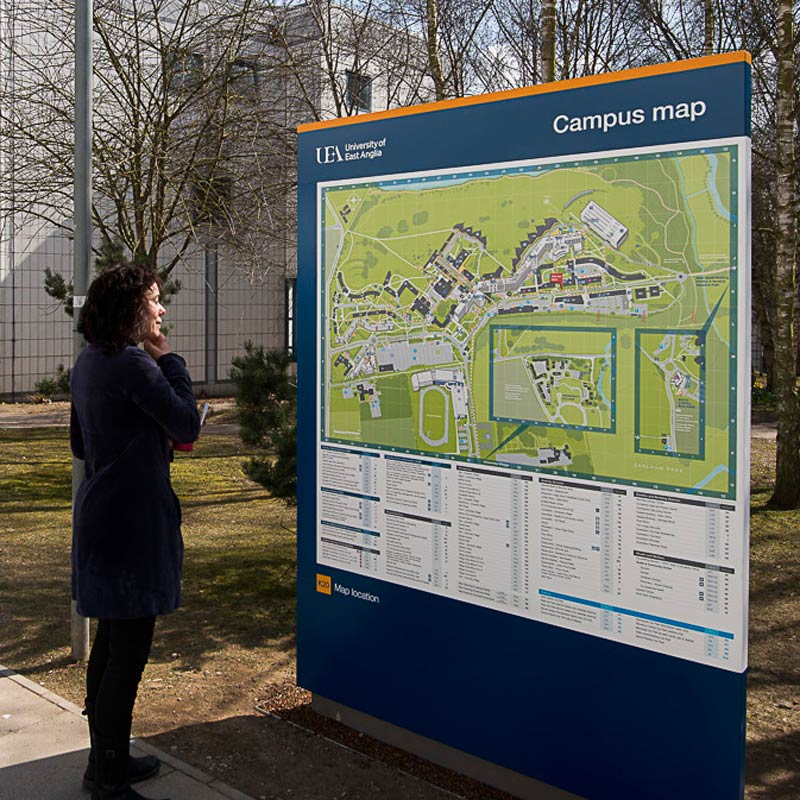 University of East Anglia Campus Map