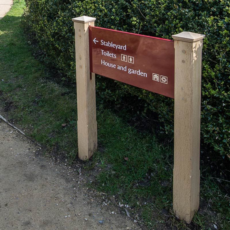 National Trust Stourhead directions signage