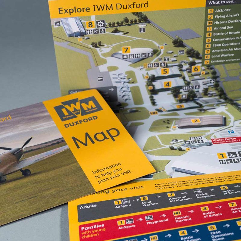Imperial War Museum, Duxford: 'Explore IWM Duxford' map leaflet