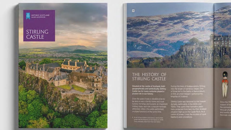 Stirling Castle brochure brand & print project