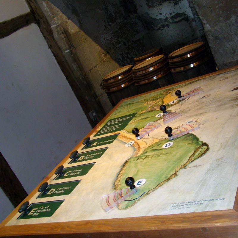 Portland Castle interactive exhibition game