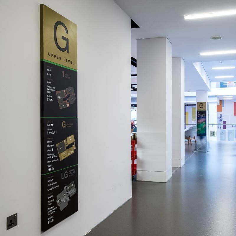 National Army Museum wall signage