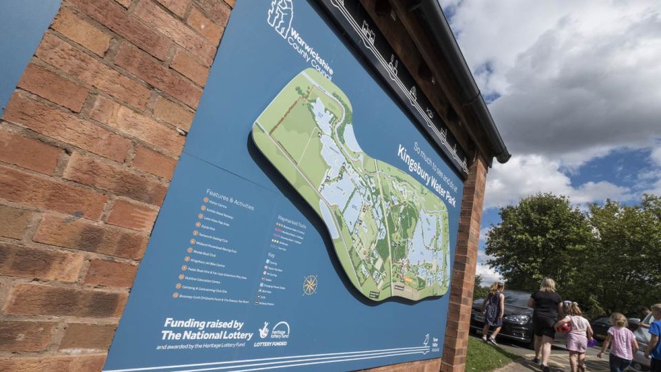 Tame Valley Wetlands Kingsbury Water Park map