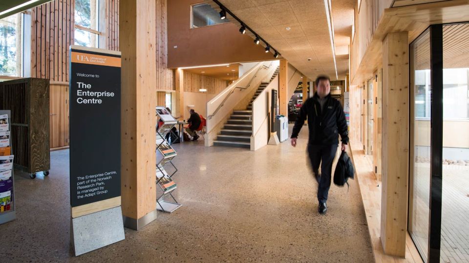 The Enterprise Centre interior signage
