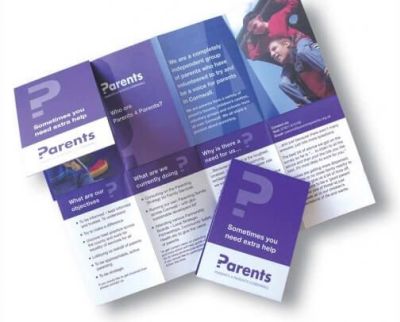 Parents 4 Parents – Identity & printed literature