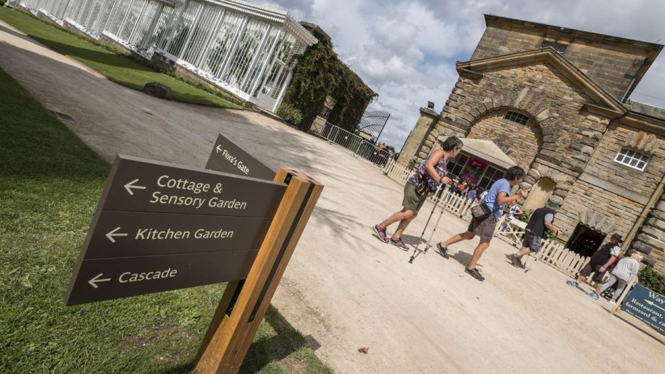 Chatsworth House direction signage