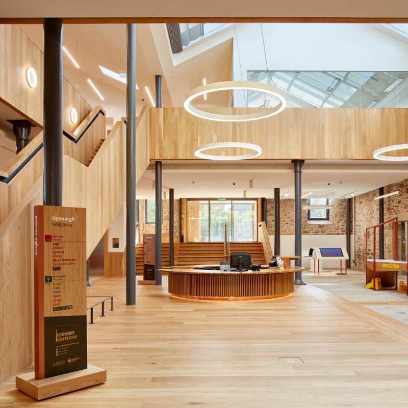 Kresen Kernow welcome signage