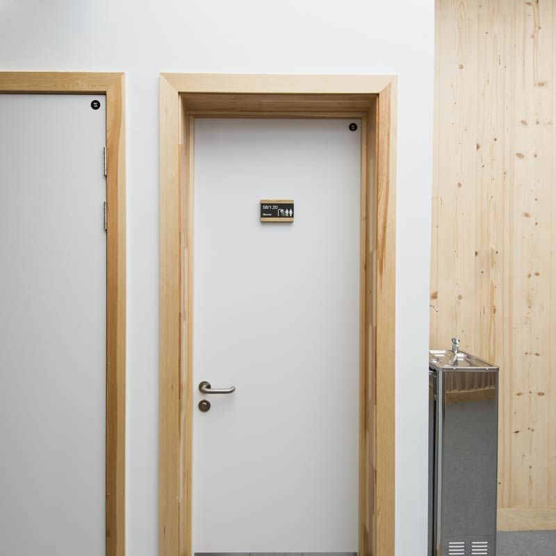 The Enterprise Centre shower room door signage