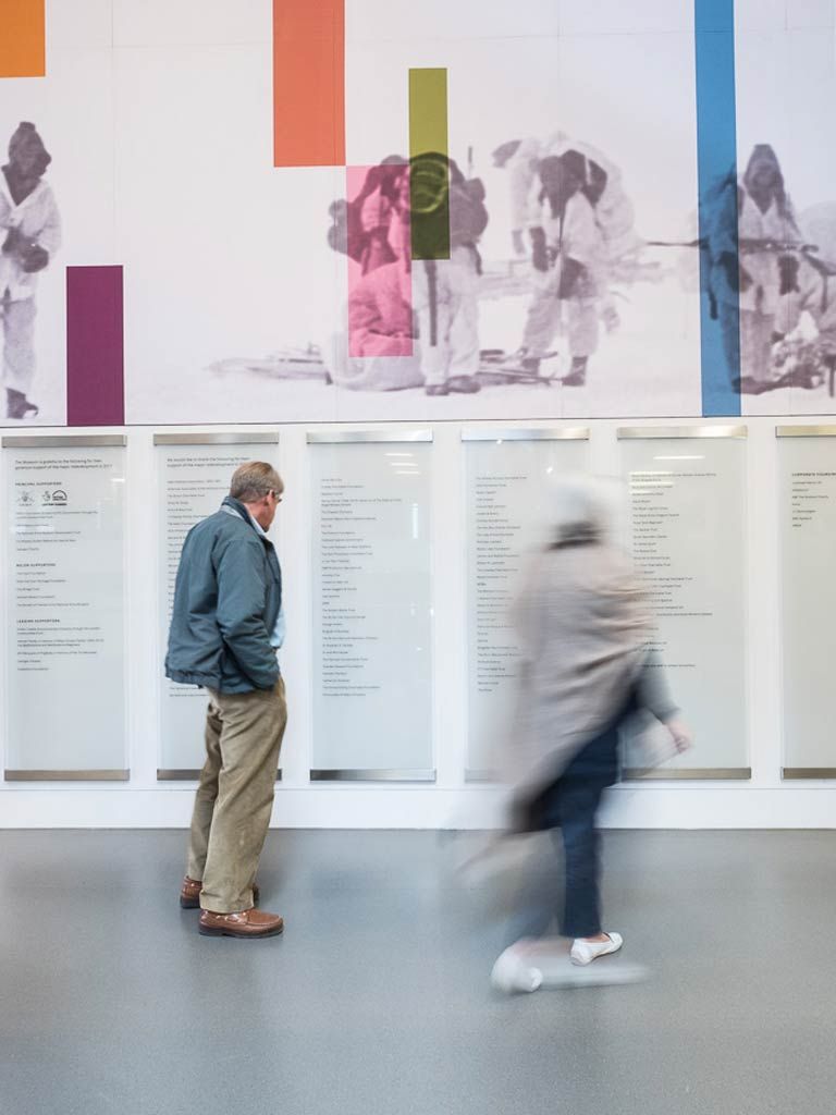 National Army Museum wayfinding signage