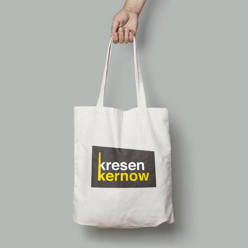 Kresen Kernow branded tote bag
