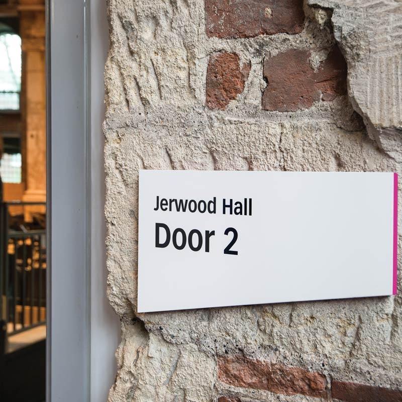 LSO St Luke's Jerwood Hall signage