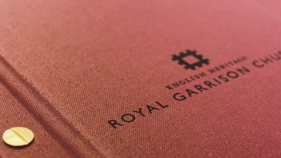 Royal Garrison Church book front cover close up