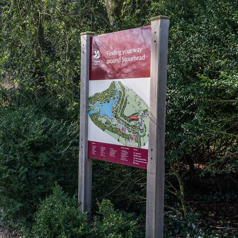 National Trust Stourhead map
