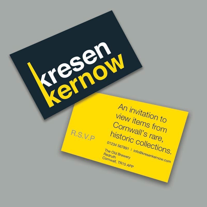 Kresen Kernow invitation card