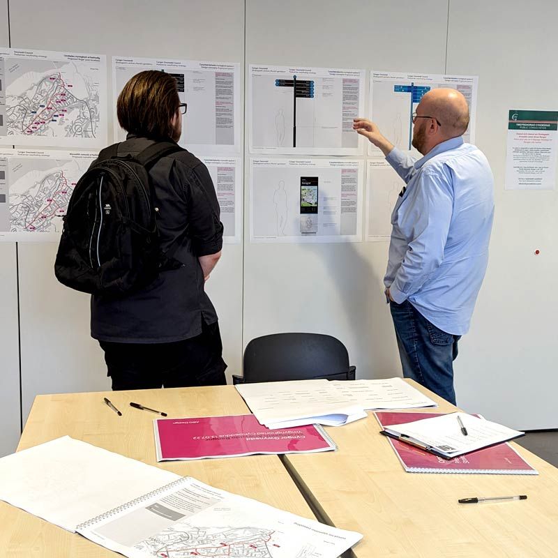 Bangor wayfinding scheme design process