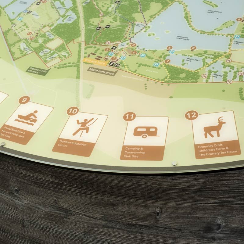 Tame Valley Wetlands map display